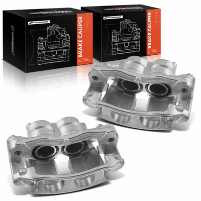 2 Pcs Rear Brake Caliper with Bracket