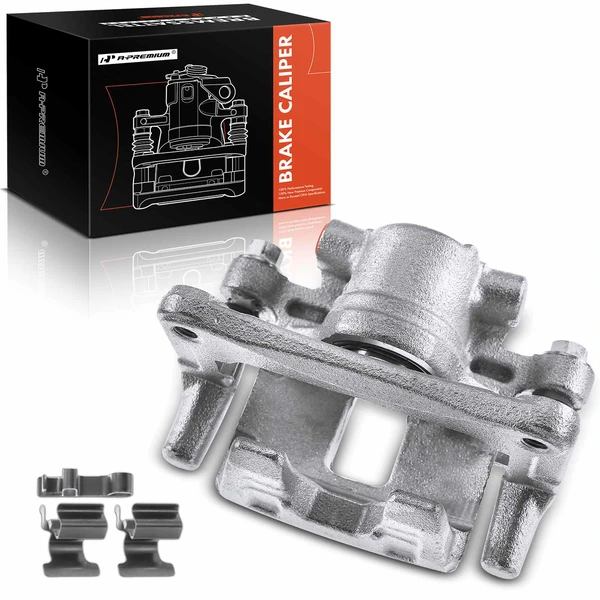 1-PC Brake Caliper, Rear Right Passenger Side, 1-Piston, A-Premium APBC0633