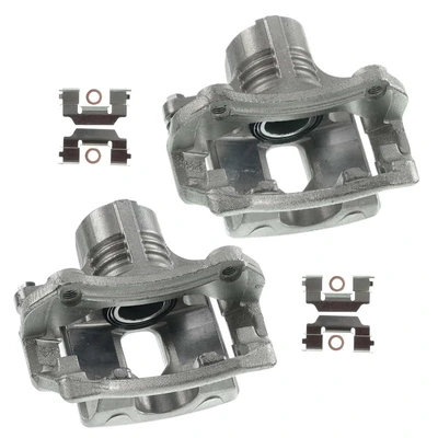 2 Pcs Rear Brake Caliper with Bracket