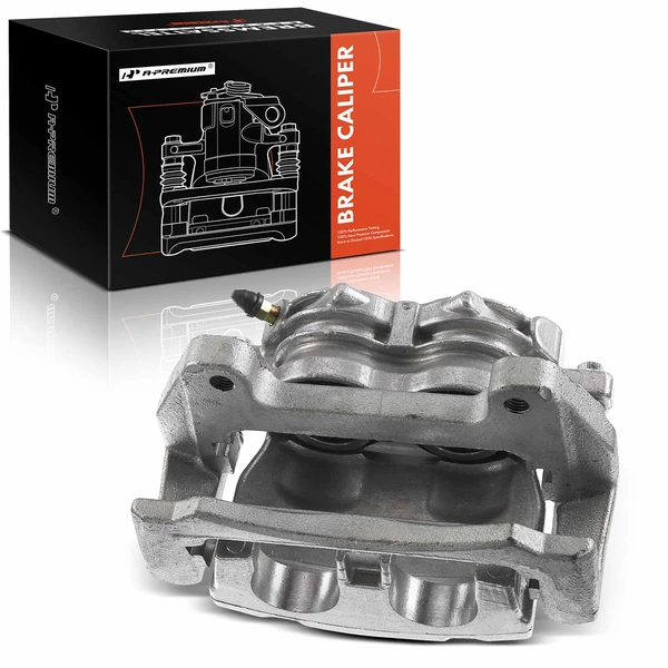 1-PC Brake Caliper, Front Right Passenger Side, 2-Piston, A-Premium APBC0810