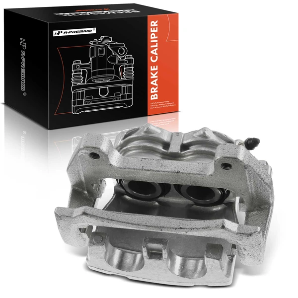 1-PC Brake Caliper, Front Left Driver Side, 2-Piston, A-Premium APBC0811