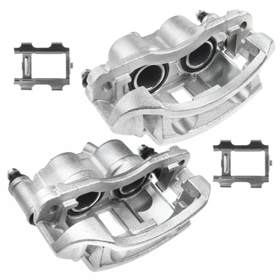 2 Pcs Rear Disc Brake Calipers with Bracket