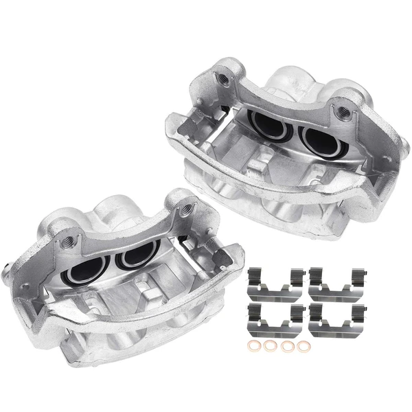 2-PC Brake Caliper, Front Driver & Passenger, 2-Piston, A-Premium APBC3250