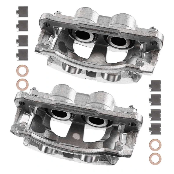 2015-2018 Ram 2500 2-Pc Brake Caliper Front Driver & Passenger 2-Piston A-Premium APBC1025