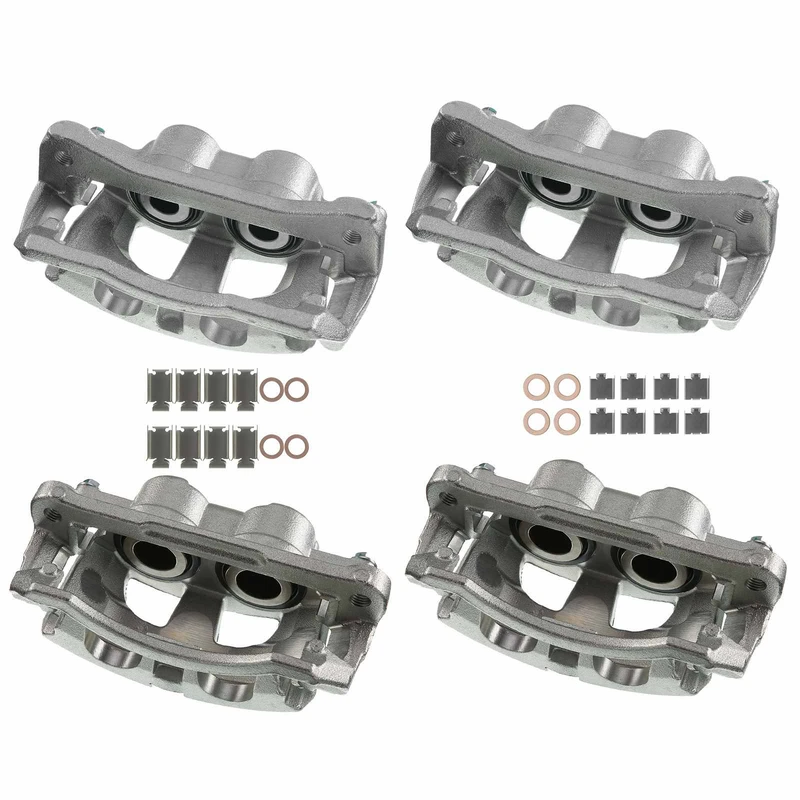 4-PC Brake Caliper, Front & Rear, 2-Piston, A-Premium APBC2457