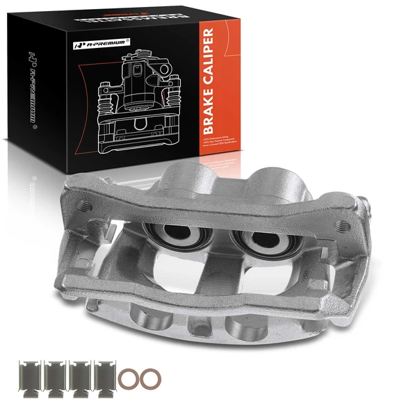 1-PC Brake Caliper, Rear Right Passenger Side, 2-Piston, A-Premium APBC1026