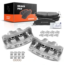 6 Pcs Rear Brake Calipers & Ceramic Brake Pads