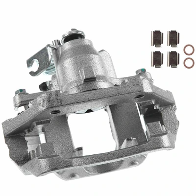 Rear Passenger Brake Caliper with Bracket