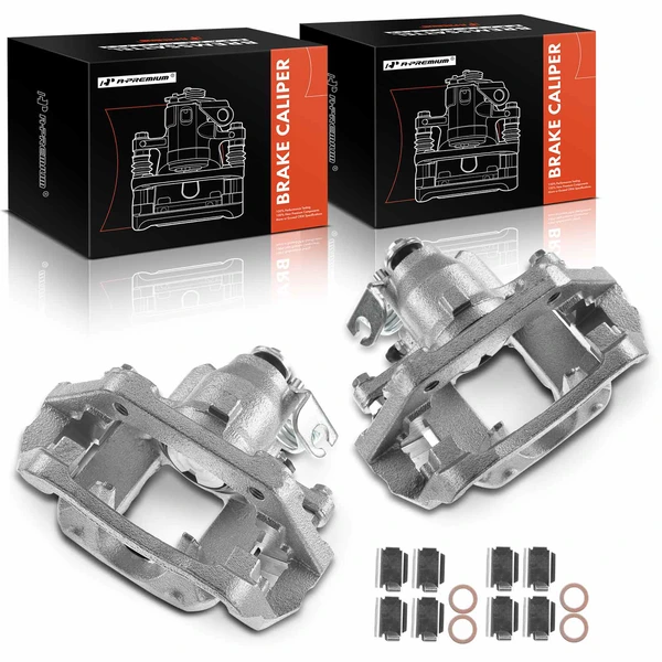 2009-2011 Lincoln MKS 2-Pc Brake Caliper Rear Driver & Passenger 1-Piston A-Premium APBC0889