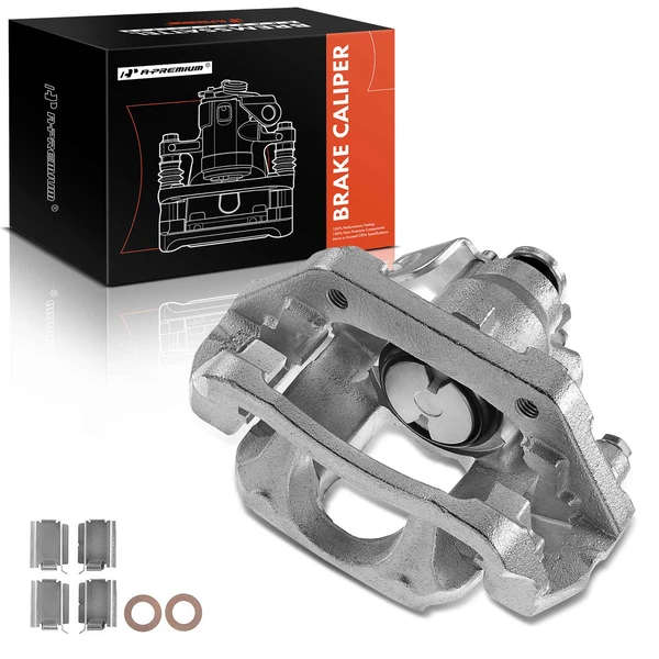 1-PC Brake Caliper, Rear Right Passenger Side, 1-Piston, A-Premium APBC0841