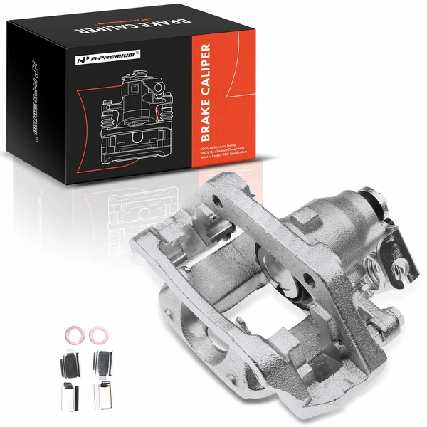 1-PC Brake Caliper, Rear Left Driver Side, 1-Piston, A-Premium APBC1833