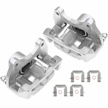 2 Pcs Front Disc Brake Calipers with Bracket