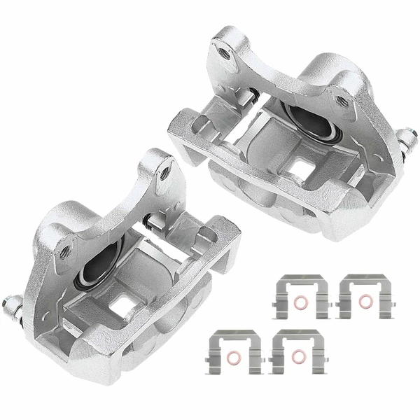 2-PC Brake Caliper, Front Driver & Passenger, 1-Piston, A-Premium APBC3217