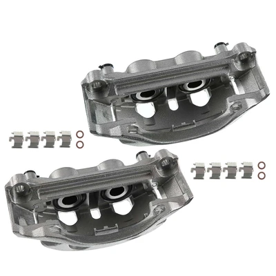 2 Pcs Rear Brake Caliper with Bracket