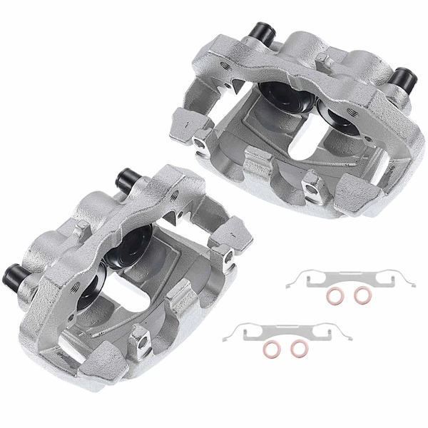 2 -Pc Brake Caliper Front Driver & Passenger 2-Piston A-Premium APBC3218