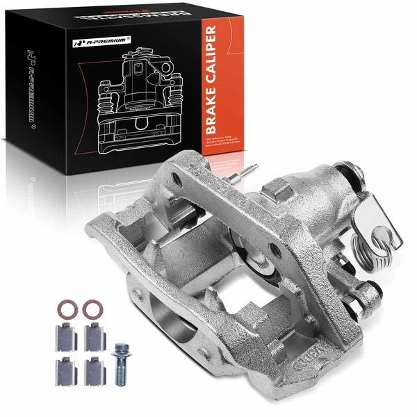 1-PC Brake Caliper, Rear Left Driver Side, 1-Piston, A-Premium APBC0640