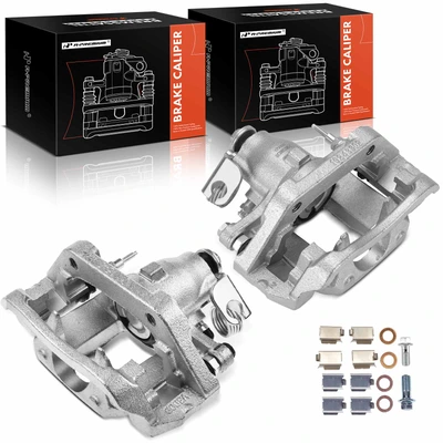 2 Pcs Rear Brake Caliper with Bracket
