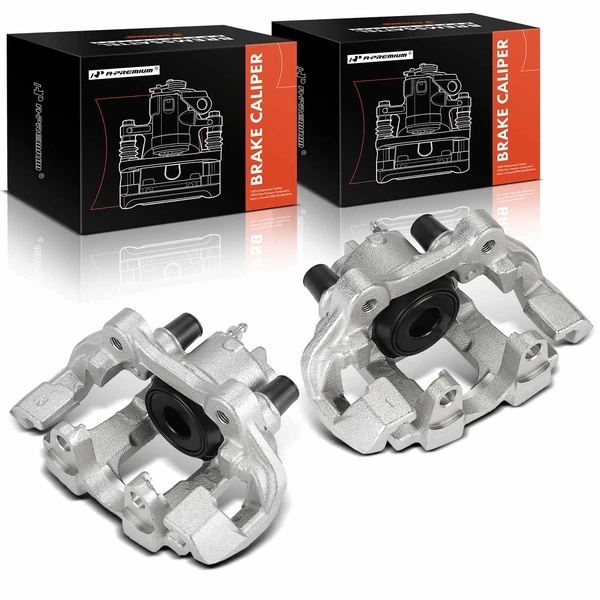 2011-2020 Jeep Grand Cherokee 2-Pc Brake Caliper Rear Driver & Passenger 1-Piston A-Premium APBC1247