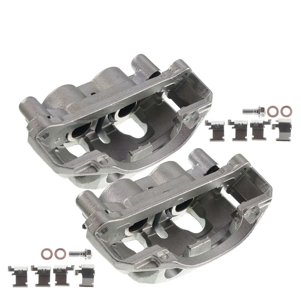 2011-2019 Chevrolet Silverado 2500 HD 2-Pc Brake Caliper Front Driver & Passenger 2-Piston A-Premium APBC0977