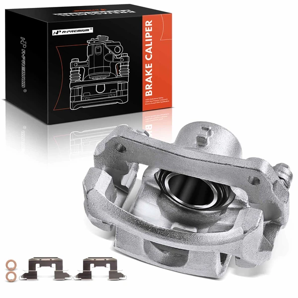 1-PC Brake Caliper, Front Left Driver Side, 1-Piston, A-Premium APBC0725