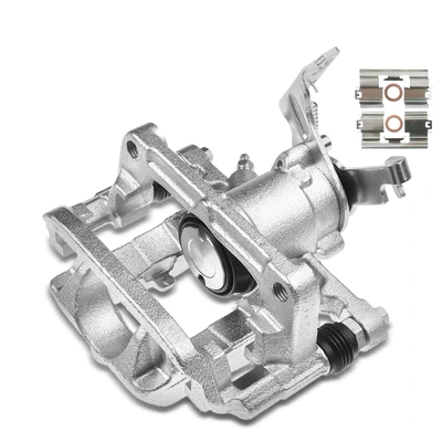 Rear Passenger Brake Caliper with Bracket