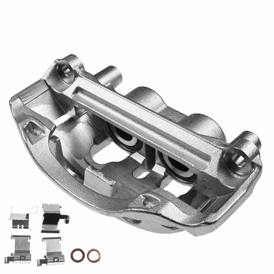 Rear Driver Brake Caliper with Bracket