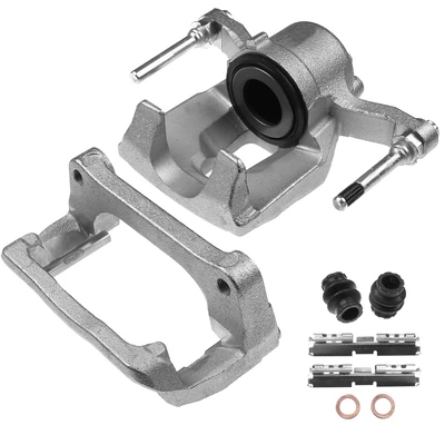 Rear Passenger Brake Caliper with Bracket