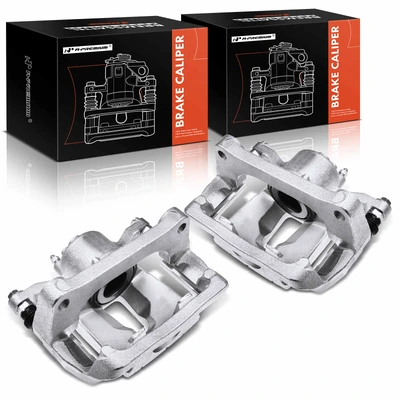 2 Pcs Rear Brake Caliper with Bracket