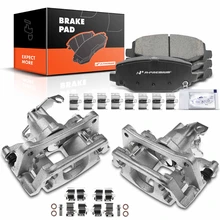 6 Pcs Rear Disc Brake Calipers & Ceramic Pads