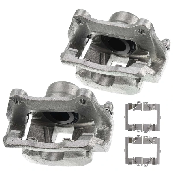 2 -Pc Brake Caliper Front Driver & Passenger 1-Piston A-Premium APBC0478