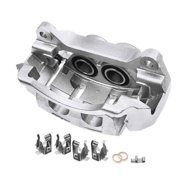 1-PC Brake Caliper, Front Left Driver Side, 2-Piston, A-Premium APBC2659