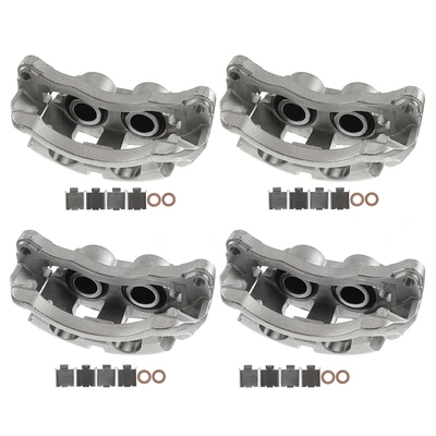 4 Pcs Front & Rear Disc Brake Calipers