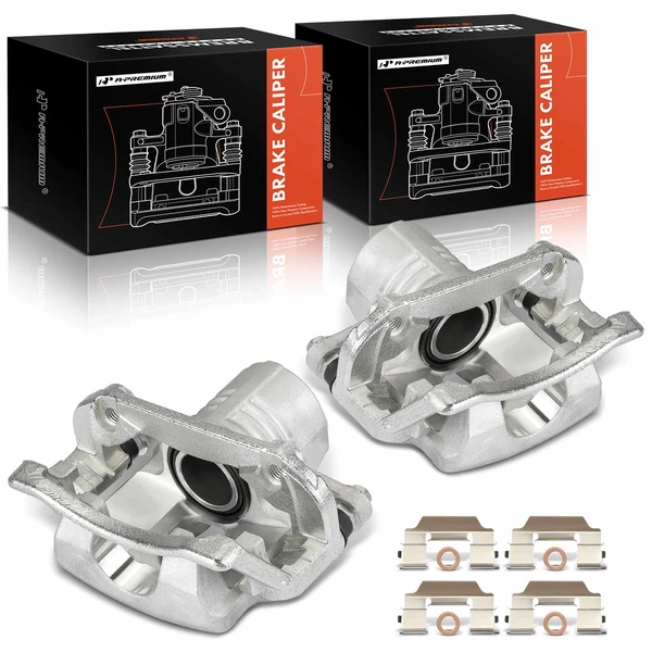 2008 Cadillac CTS 2-Pc Brake Caliper Rear Driver & Passenger 1-Piston A-Premium APBC4205