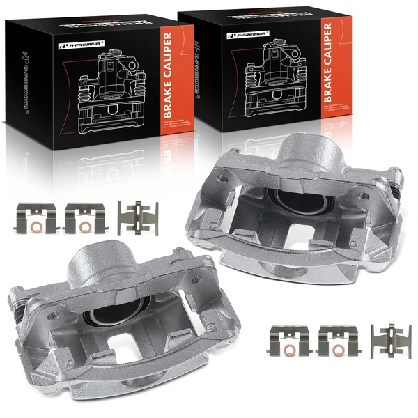 2-PC Brake Caliper, Front Driver & Passenger, 1-Piston, A-Premium APBC1083