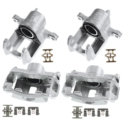 4 Pcs Front & Rear Disc Brake Calipers