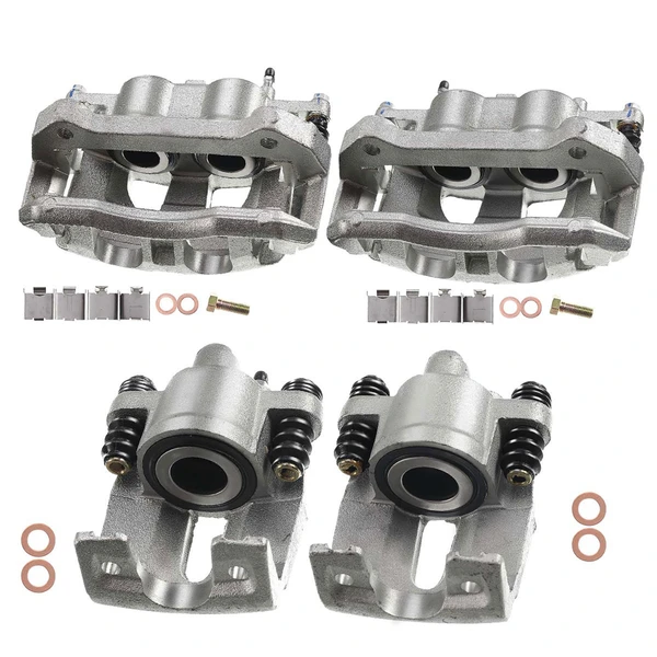 1991-1995 Acura Legend 4-Pc Brake Caliper Front & Rear 1-Piston A-Premium APBC1548
