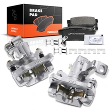 6 Pcs Rear Brake Calipers & Ceramic Brake Pads