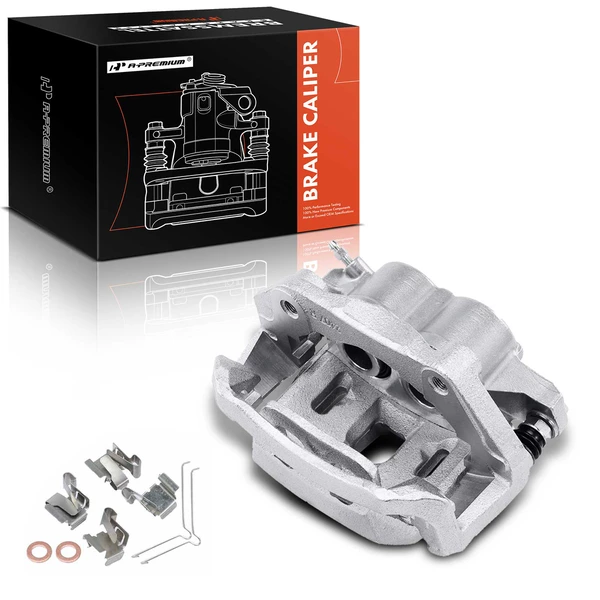 1-PC Brake Caliper, Front Right Passenger Side, 2-Piston, A-Premium APBC3340