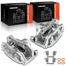 2 Pcs Front Brake Caliper with Bracket