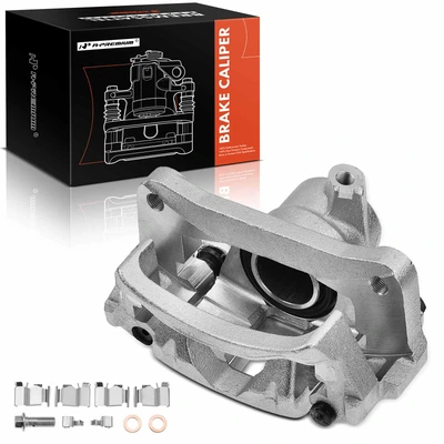 Rear Passenger Brake Caliper with Bracket