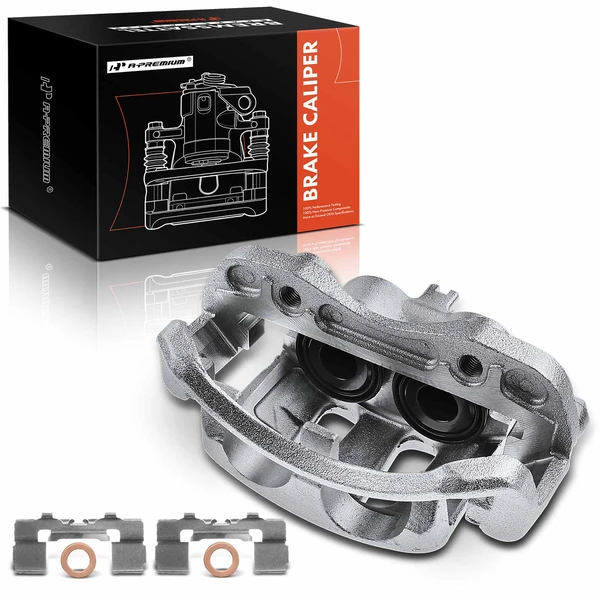 1-PC Brake Caliper, Front Right Passenger Side, 2-Piston, A-Premium APBC0749