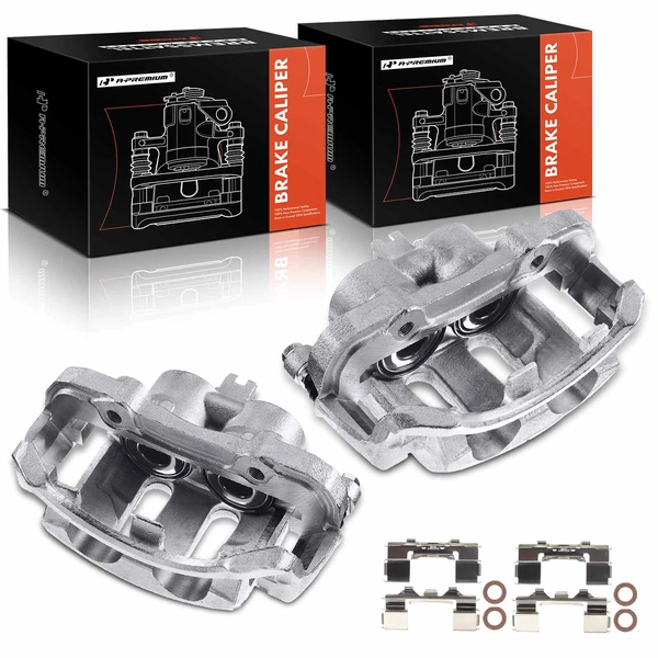 2-PC Brake Caliper, Front Driver & Passenger, 2-Piston, A-Premium APBC0751