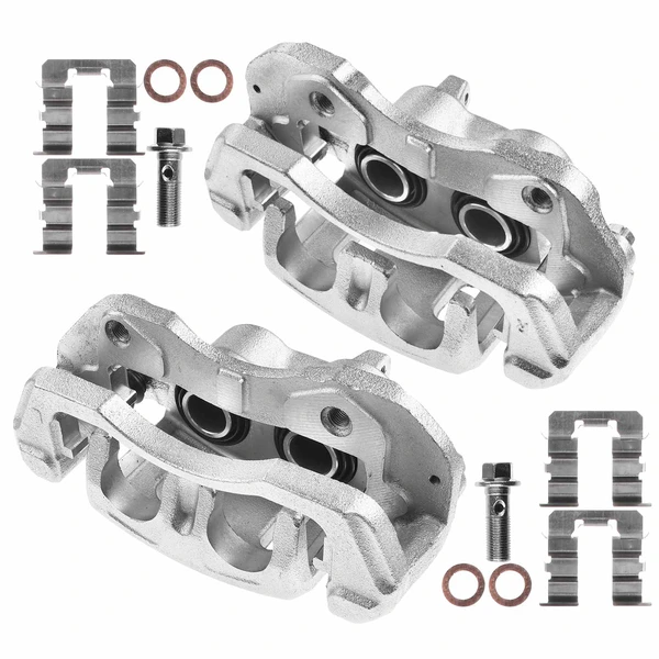 2-PC Brake Caliper, Front Driver & Passenger, 2-Piston, A-Premium APBC3168