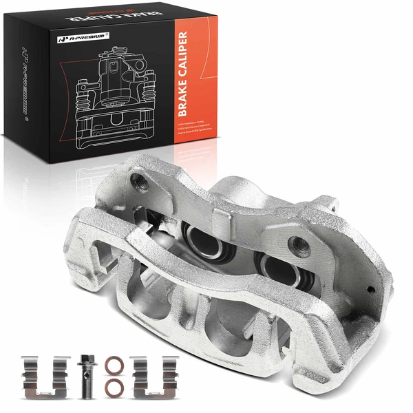 1-PC Brake Caliper, Front Left Driver Side, 2-Piston, A-Premium APBC2860