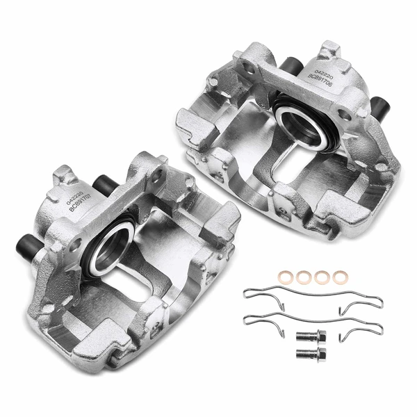 1992-1994 Audi 100 Quattro 2-Pc Brake Caliper Front Driver & Passenger 1-Piston A-Premium APBC3379