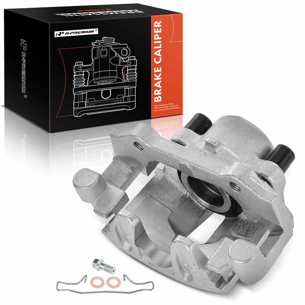 1-PC Brake Caliper, Front Left Driver Side, 1-Piston, A-Premium APBC2996