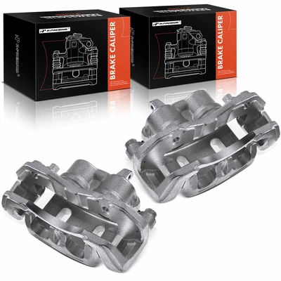 2 Pcs Front Brake Caliper with Bracket