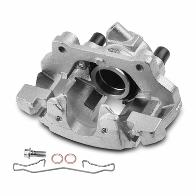 Front Driver Disc Brake Caliper with Bracket