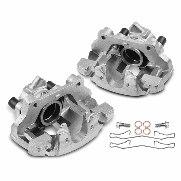 2004-2008 Chrysler Crossfire 2-Pc Brake Caliper Front Driver & Passenger 1-Piston A-Premium APBC3423
