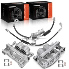 2008-2020 GMC Yukon 4pc Brake Caliper & Brake Hydraulic Hose A-Premium APBC4913